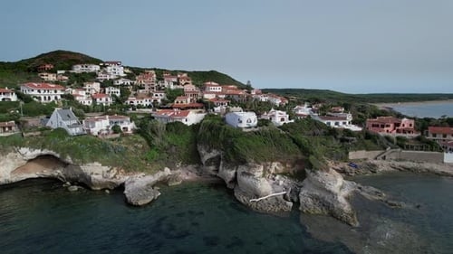 Coastal Village in Sardinia Italy