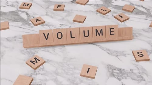 Volume word on scrabble