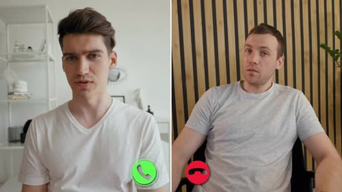 Emotional Online Call with Transitions Between Virtual and Real Life