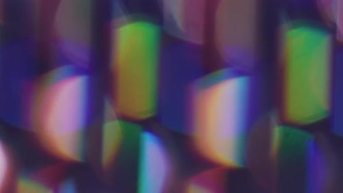 Abstract Background of Defocused Colorful Bokeh Lights