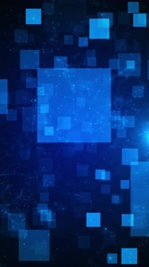Technology digital wave background Grid, corner structure glowing particles, lines. digital grid bac