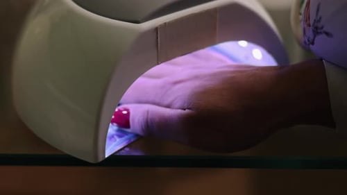 Hand Drying Salon Treatment Nail Technician