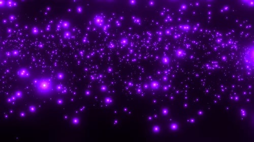 Colorful particles in space. 4k abstract vj motion background, club visuals vj loops