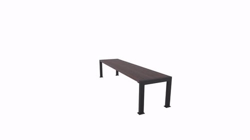 Bench isolated on white background