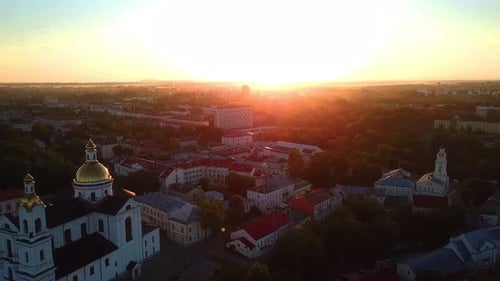 Summer Sunrise In The City Of Vitebsk 038