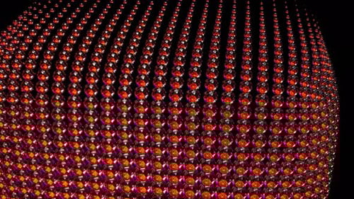 Color Big Small Disco Balls 4K