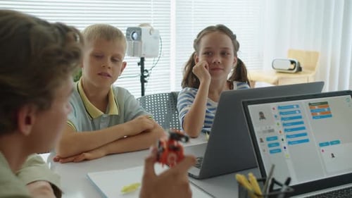 Children Learn About Technology and Coding at School