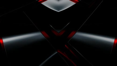 Sleek Dark Abstract Geometric Shards Motion Loop