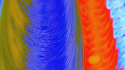 Movable Yellow Blue Red Background with an Ornamental Pattern