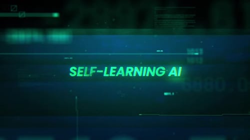 Digital Glitch Text Reveal Opener for Technology