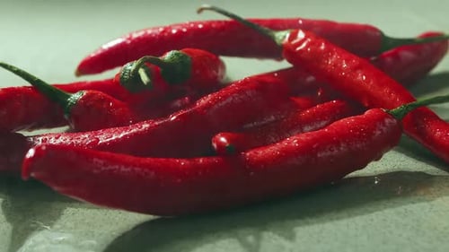 Red Pepper in Fire