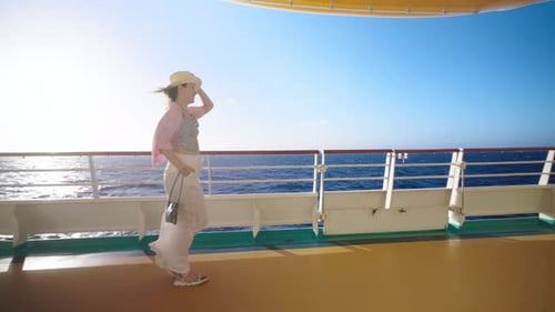 Having a Wonderful Day on a Cruise While Taking in Scenic Ocean Views