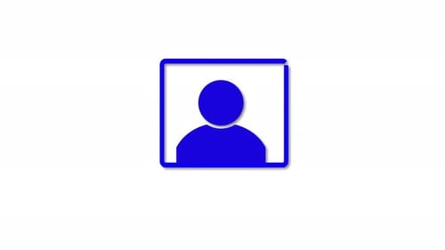 Simple Animated User Account Verification Icon