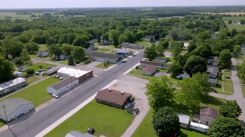 Perrington, Michigan downtown.