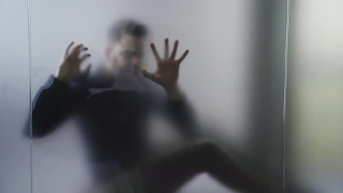 Troubled man, psychological.