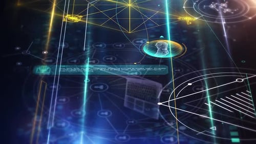 Farbenfrohe Infografiken zum NFT-Thema HD