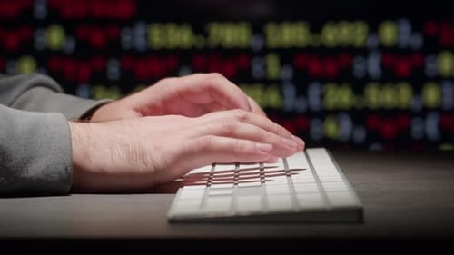 Man Work with Chat AI Online Connecting with AI and Using a Chatbot IT Engineer Software Developer