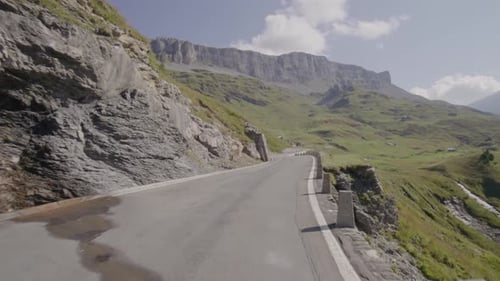Driving video of the Sustenpass in Switzerland. The Susten pass is a famous alp road and has a