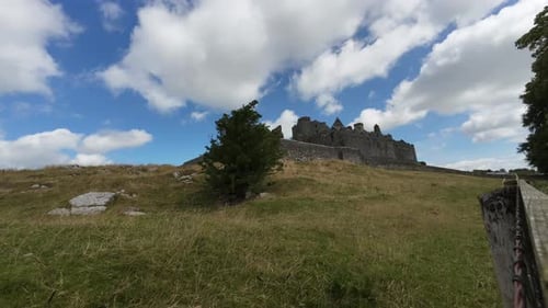 Ireland Epic Locations Timelapse looking up at The Rock Of Cashel Tipperary Ireland