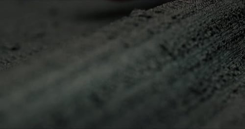 rub your hands on the fabric