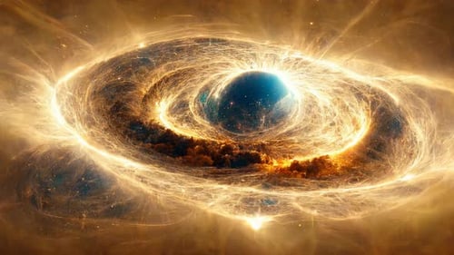 Ring Nebula Galaxy Wonderful World 4K