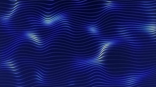 Abstract Blue Form Dot Wave Pattern Background Seamless Loop Motion Graphics 4k Animation