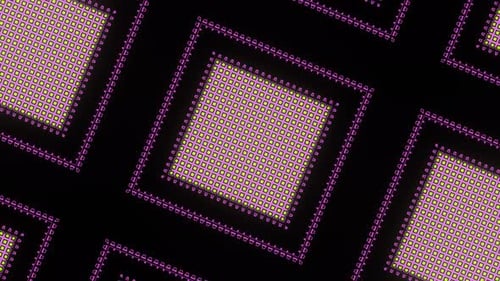 Hintergrund mit abstrakten visuellen Partikeln in Limette und Rosa Vj Loop In 4K