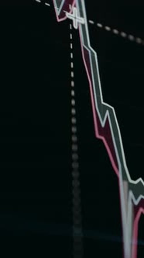 Downward Trend Line Stock Market Decline