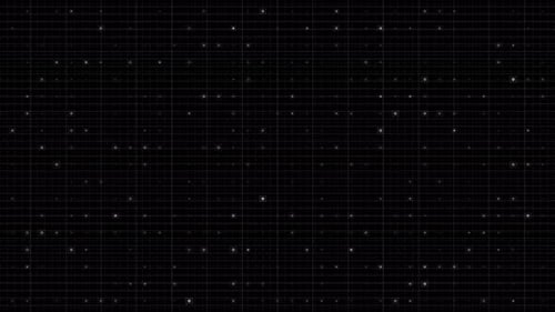 Futuristic Digital Grid Animated Background