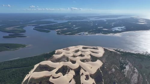 Delta do Parnaíba em Araioses, no Maranhão, Brasil.