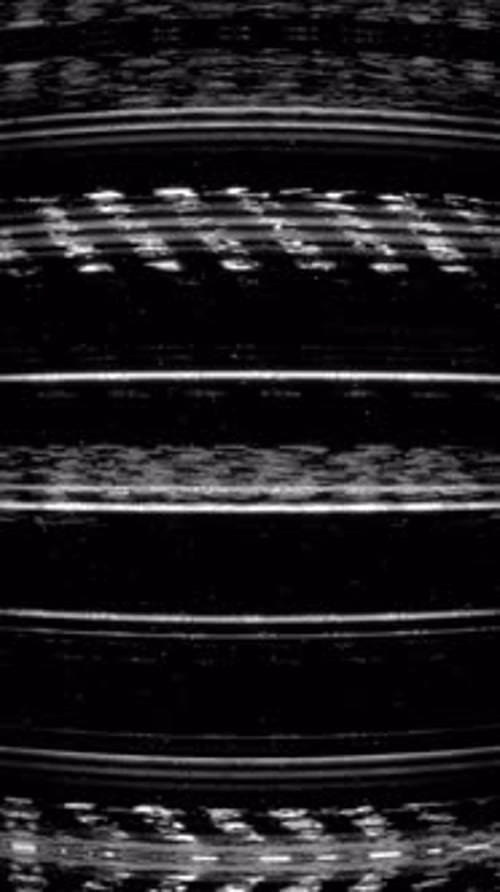 Statisches Noise-Overlay im Retro-TV-Design