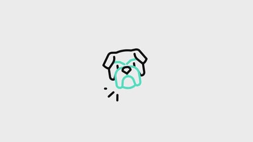Animiertes Rottweiler-Symbol