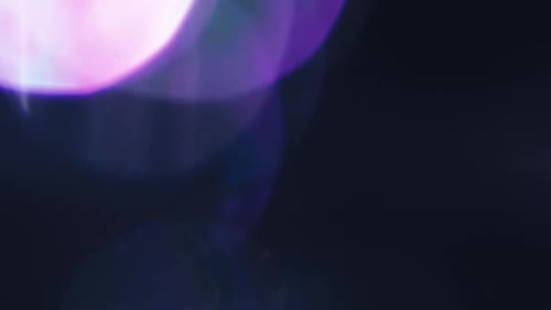 Abstract Light Flares and Bokeh Background Shimmer