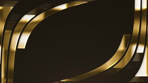 Golden Curve Line Transition