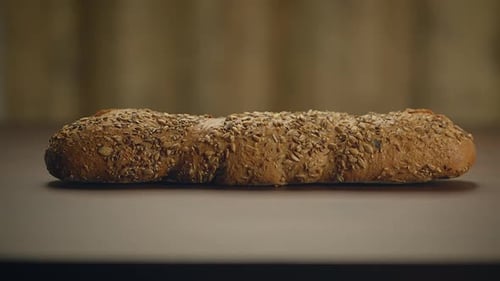 Multigrain Bread Loaf on a Table