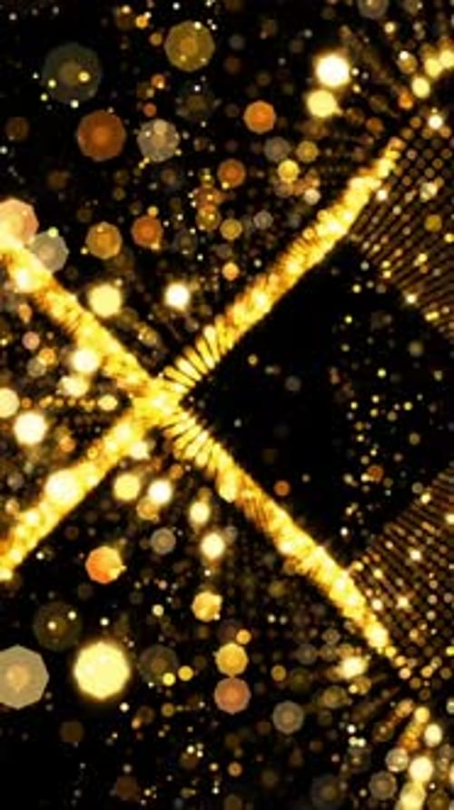 Geometric Particles Stage Animation Vertical Bacground