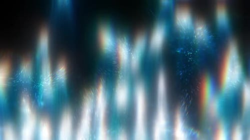 Abstract Shimmering Light Streaks Loop Background