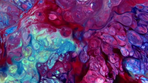 Abstract Colorful Ink Movements Spreads On Water Texture 742