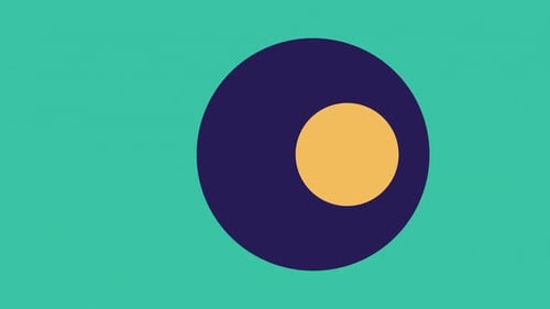 Smooth Minimalist Circles Growing Transition