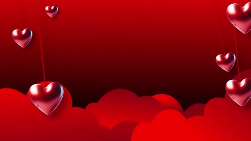Valentine's Day Love Loop Animation Background