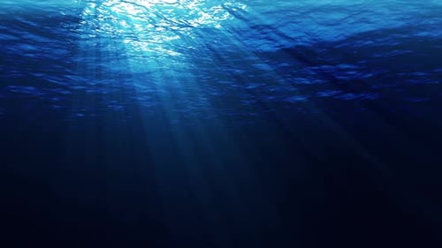 Underwater Light Rays Looped Animation