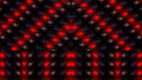 Dynamic pulsing lights create futuristic digital pattern background.