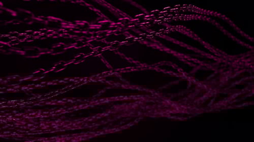 Array of Intersecting Lines on Dark Background