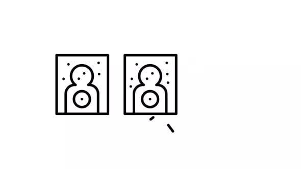 Shooting Target Animated Icon With Alpha Channel, Elements Motion ...