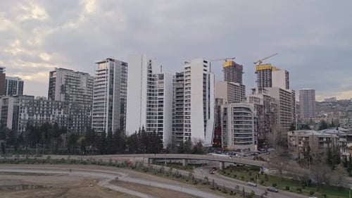 Luxury Apartment Buildings In Saburtalo District Tbilisi