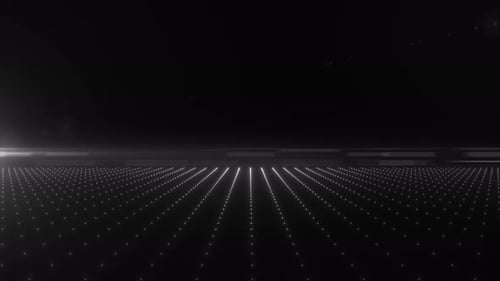 Futuristic Digital Grid Light Streaks Reveal