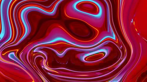 Abstract pattern twist moving shiny liquid animation