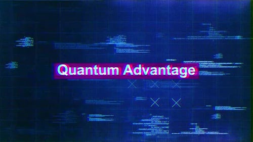 Digital Glitch Text Reveal Opener