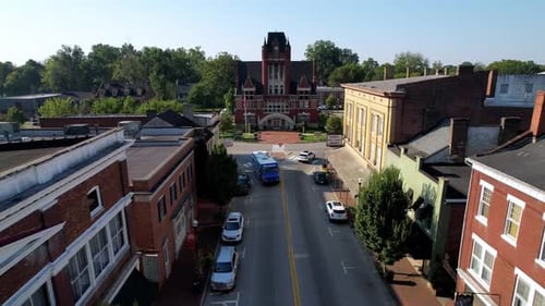 long aerial push into bardstown kentucky