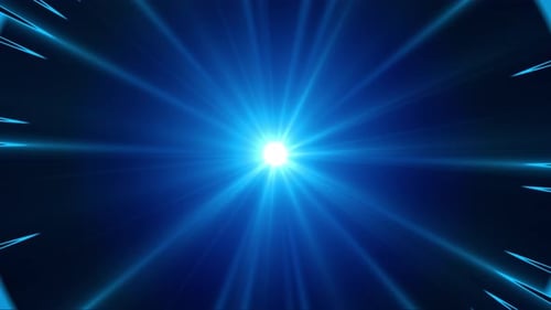 Supernova Bursting Light. Traveling Through Star Fields in Space. Stunning 4K Motion Graphics